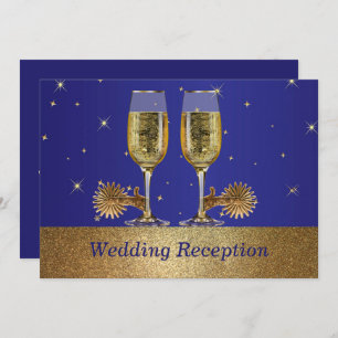 Western Cowboy Cowgirl Wedding Invitation Réceptio