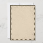 Western Cowboy fête d'anniversaire Carte de remerc (Dos)