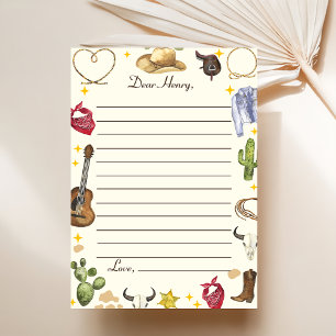 Western Cowboy fête d'anniversaire Carte de remerc