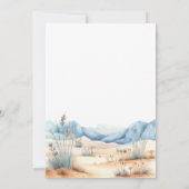 Western Cowboy First Rodeo Birthday Kaart (Achterkant)