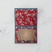 Western Cowboy Rocse Horse Bandanna Merci (Intérieur)