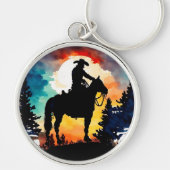 Western Cowboy  Sleutelhanger (Voorkant)