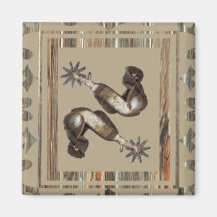 Western Cowboy Sporen Magneet