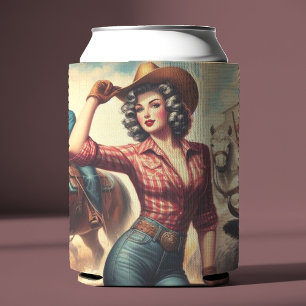  Western Cowgirl Blikjeskoeler