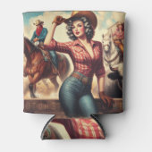  Western Cowgirl Blikjeskoeler (Voorkant)