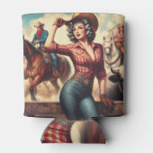  Western Cowgirl Blikjeskoeler (Achterkant)