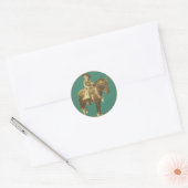 Western  cowgirl op Stickers (Envelop)