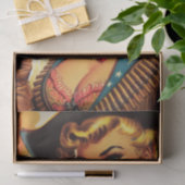  Western Cowgirl Pin Up Tissuepapier (Geschenk)