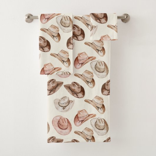 Western Cowgirl Pink Casquettes Brown (En situation)