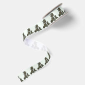 Western Craft of Gift Wrap Ribbon Cowboy Cross Lint (Achterkant)