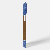 Western denim, leer, parels en Rozen Case-Mate iPhone Case (Achterkant / Rechts)