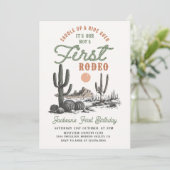 Western Desert First Rodeo 1er Invitation d'annive (Debout devant)