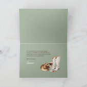 Western Dirty Thirty Cowgirl 30ste verjaardagsfees Bedankkaart (Binnen)