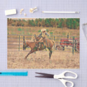 Western document van Cowboy Country Horse Riding T Tissuepapier (Craft)