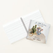 Western Elephant Cowboy Baby shower Livre d'or (Intérieur)