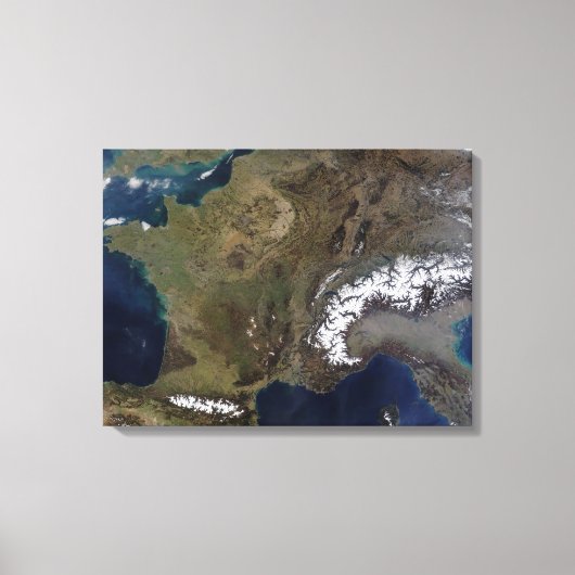 Western Europa Canvas Afdruk (Voorkant)