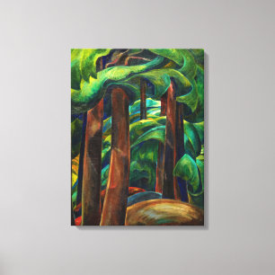 Western Forest, 1931 by Emily Carr Canvas Afdruk