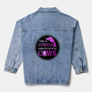 WESTERN GEWOON EEN COWGIRL GEMAKKELIJK AFGELEID DO DENIM JACKET