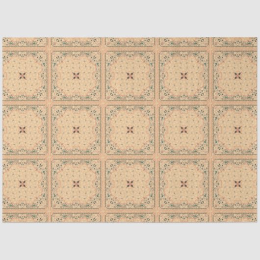 Western Gold Bandana-ontkoppeling Tissuepapier (Voorkant)