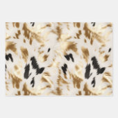 Western Gold Cream Koeienhuid Inpakpapier Vel (Voorkant 3)