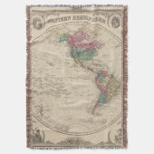 Western Hemisphere 2 Deken (Voorkant Verticaal)
