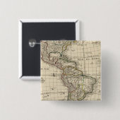Western Hemisphere 2 Vierkante Button 5,1 Cm (Voorkant /achterkant)