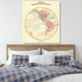 Western Hemisphere 6 Canvas Afdruk (Insitu (Slaapkamer))