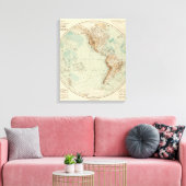 Western Hemisphere 7 Canvas Afdruk (Insitu (Woonkamer))