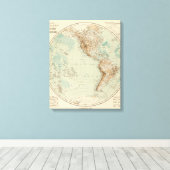 Western Hemisphere 7 Canvas Afdruk (Insitu (Houten vloer))