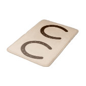 Western Hoefijzer Cowboy Badmat (Gekanteld)