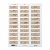 Western Hoefijzer Return Address Label (Full Sheet)