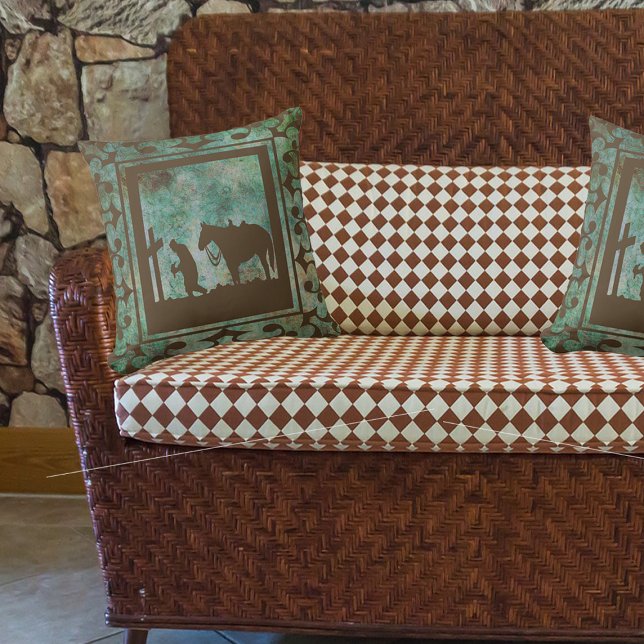 Western Home Décor Cowboy Coussin de prière (Créateur téléchargé)