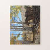 Western Horse Autumn Aspen Puzzle (Vertical)