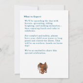 Western Horse Floral Birthday Invitation – White (Dos)