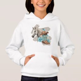 Western Horse Girls Sweatshirt