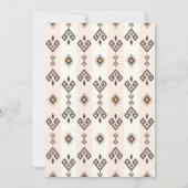 Western Horse Lovers Faire-part de mariage (Dos)