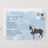 Western Horseback Riding Girls Invitation Annivers (Dos)