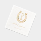 Western Horseshoe Nom personnalisé et Mariage de m (Gauche)