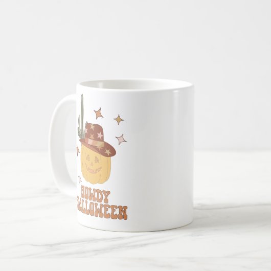 Western Howdy Halloween Super Mug (Devant gauche)