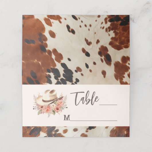 Western huwelijk (Buitenkant ongevouwen)