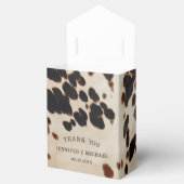 Western huwelijk bedankdoosjes (Geopend)