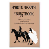 Western huwelijk foto afdruk (Voorkant)