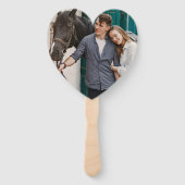 Western huwelijk handwaaier (Achterkant)