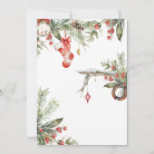 Western Kerstfeest Kaart (Achterkant)