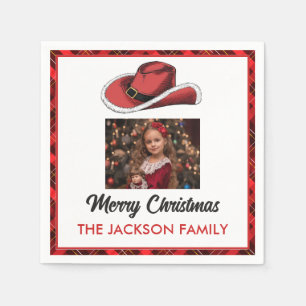 Western kerstfeest servet