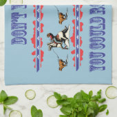 Western Kitchen Serviette Calf Roping (Plié)