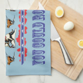 Western Kitchen Serviette Calf Roping (Quart Plié)