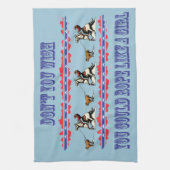 Western Kitchen Serviette Calf Roping (Vertical)