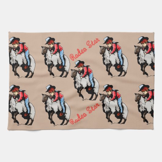 Western Kitchen serviettes Rodeo Design (Horizontal)