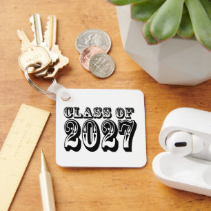 Western Klas van 2027 Foto Afstuderen Sleutelhanger